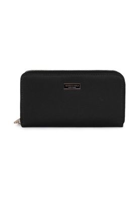 Billetera mujer Felicity negra Kenneth Cole