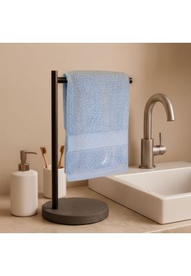 Imagen 2 del producto Set 2 Toallas Nautica HEAVEN Cara+mano 100% algodón alta calidad azul celeste