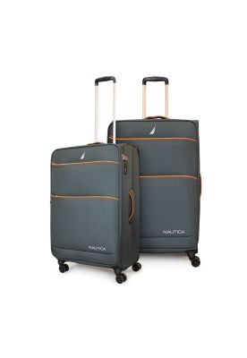 Pack 2 maletas de tela M+L Nautica Lisboa 20k y 23k gris