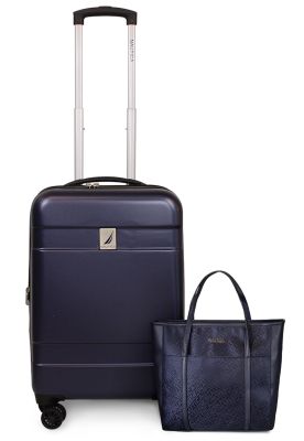 Pack Maleta cabina Bora (10 Kg) + Cartera Leeway azul