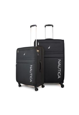Pack 2 maletas de tela M+L Nautica Munich 20k y 23k negra