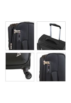 Imagen 2 del producto Pack 2 maletas de tela M+L Nautica Munich 20k y 23k negra