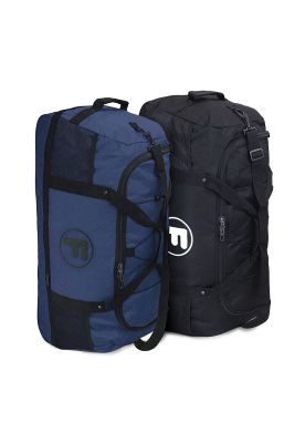 Pack 2 bolsos F Goliat XL enrollable 130lts negro y azul