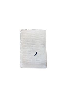 Toalla de cara SAVOY Nautica 100% algodón 30x50cm hipoalergénica blanca