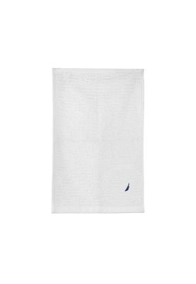 Imagen 2 del producto Toalla de cara SAVOY Nautica 100% algodón 30x50cm hipoalergénica blanca