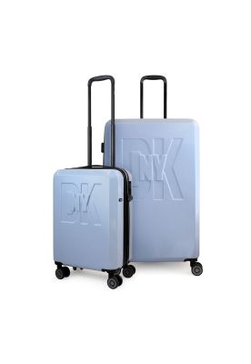 Pack 2 Maletas Donna Karan Luxe S 10kg + L 23kg celeste DKNY