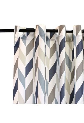 Imagen 2 del producto Cortina para baño Nautica poliéster 180x180cm diseño multicolor