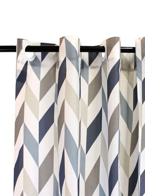 Imagen 2 del producto Cortina para baño Nautica Home poliéster 180x180cm diseño multicolor