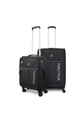 Pack 2 maletas de tela S+M Nautica Valencia 10k y 20k negra