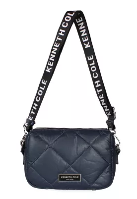 Cartera acolchada Peyton azul Kenneth Cole