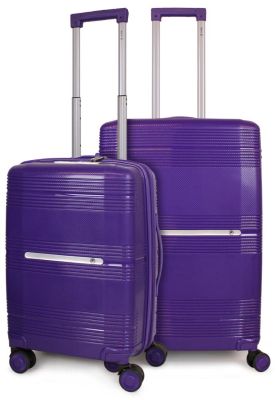 Pack 2 Maletas S+M púrpura CHIC F la Maleta de Chile