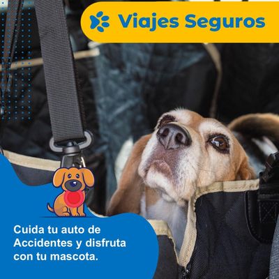 Imagen 2 del producto Protector Funda Cubre Asiento Auto Perros Mascotas Petpal