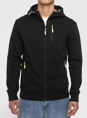 Polerón Hombre Con Cierre Algodón Standard + Capucha