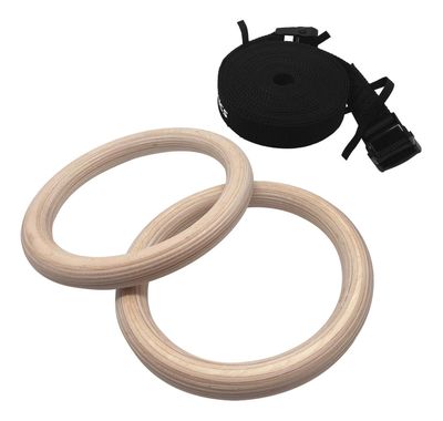 Anillas Olímpicas Madera Fitnics Calistenia Crossfit 2 unids