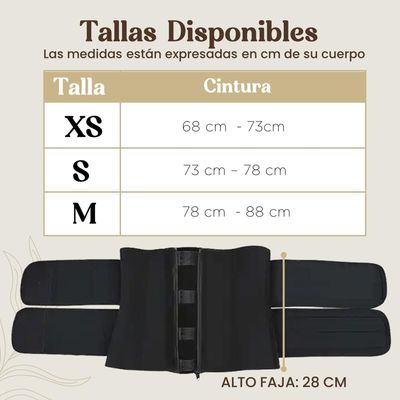 Imagen 2 del producto Faja Reductora Cinturilla BoDyvine Ajustable Doble Sujeción