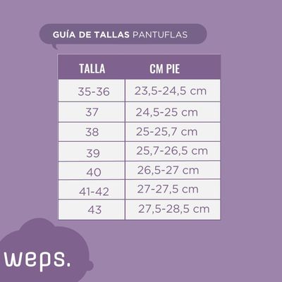 Imagen 2 del producto Pantuflas Mujer Hombre Niños Zapatillas Indoor Outdoor Weps