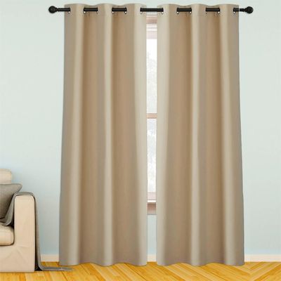 Imagen 2 del producto Cortina Blackout Casatua 2 Paños 140x220cm Aislante