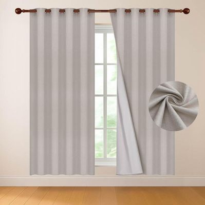 Cortina Blackout Engomada Termica Set 2 Casatua 140x220