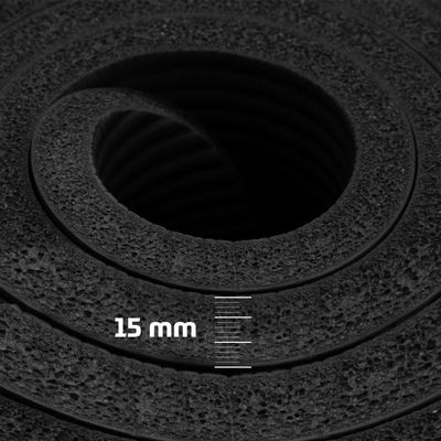 Imagen 2 del producto Mat Yoga Colchoneta Ejercicio Extra Grueso 15mm Bolso+Correa negro