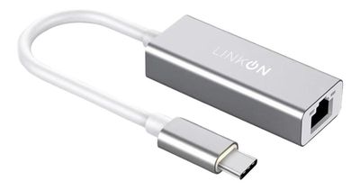 Adaptador Usb c a Rj45 Linkon Lan Ethernet 10/100/1000 Mbps