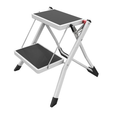 Escalera Multiuso Plegable 2 Peldaños Ultra Compacta CasaTua