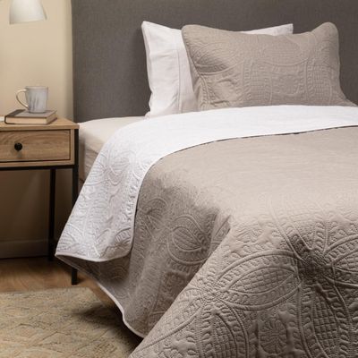 Imagen 2 del producto Cubrecama Quilt Reversible +Funda Almohada 1,5 Plaza