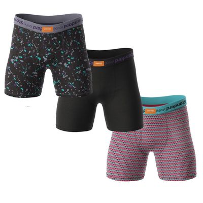 Boxer Hombre Algodon Calzoncillos Standard Pack de 3