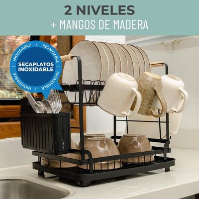 Imagen 2 del producto Secaplatos Escurridor de Platos Loza Inoxidable CasaTua