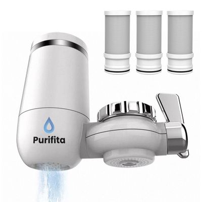 Purificador de Agua para Llave Grifo Purifita +Filtros Extra