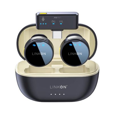 Imagen 1 del producto Microfono Inalambrico Tipo Solapa Lavalier Linkon + Estuche