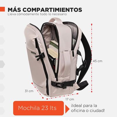 Imagen 2 del producto Mochila para Notebook y Viaje Hardley Impermeable Antirrobo