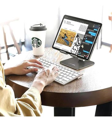 Imagen 2 del producto Soporte Base Porta Celular Para Ipad Tablet Escritorio Alumi