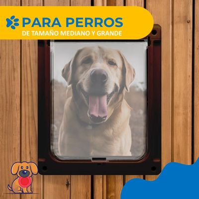 Imagen 2 del producto Puerta Abatible Para Perro Gato Mascota Petpal Extra Grande