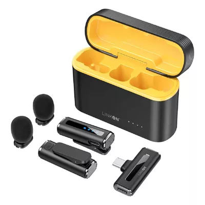 Microfono Inalambrico Solapa Lavalier Linkon con Windshield