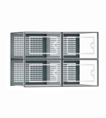 Caja Organizadora Zapatos Set X4 Banhaus Zapatero Apilable