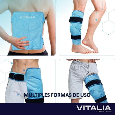 Imagen 2 del producto Compresa Gel Frio Calor XL con Velcros para Ajuste Vitalia