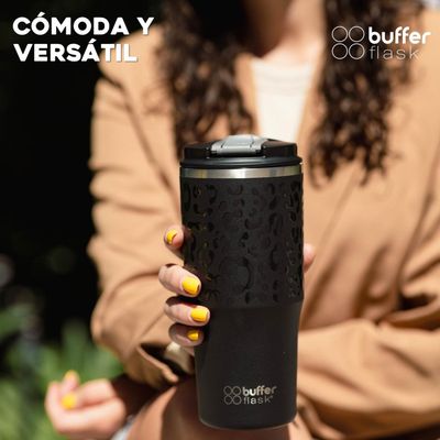 Imagen 2 del producto Vaso Termico Agua Cafe Buffer AceroInox + Tapa 700ml
