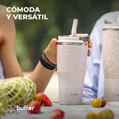 Imagen 2 del producto Vaso Termico Agua Cafe Buffer AceroInox + Tapa 700ml Violeta