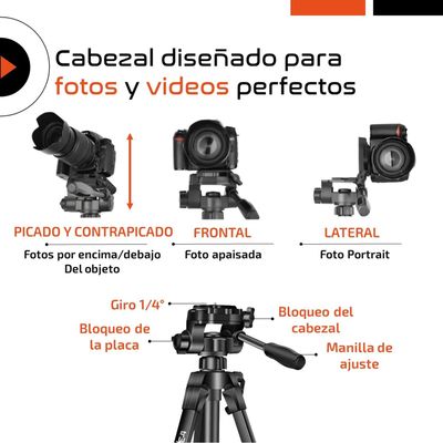 Imagen 2 del producto Tripode Camara Celular Video Tr3pod Ajust + Adapt Celular