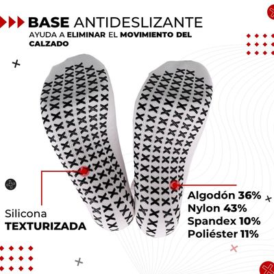 Imagen 2 del producto Medias Futbol Niños Antideslizantes Set 2 + Pantorrillera Talla Única blanco