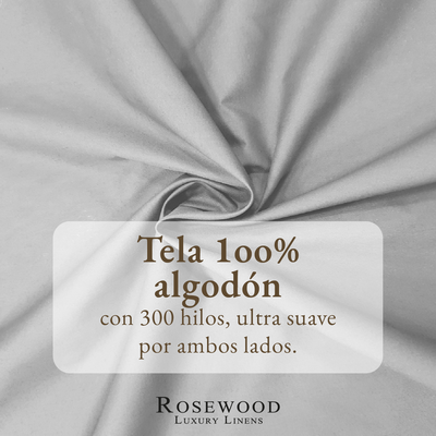 Imagen 2 del producto Sabanas Juego 300 Hilos 100% Algodon Rosewood