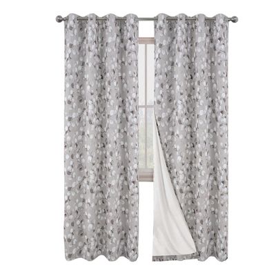 Cortina 100% Blackout Termica Diseño Set 2 Casatua 140x220