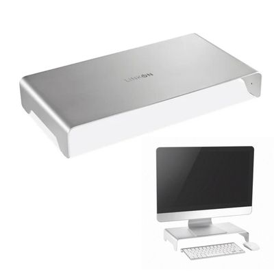 Base Soporte Monitor Organizador Escritorio Linkon Aluminio