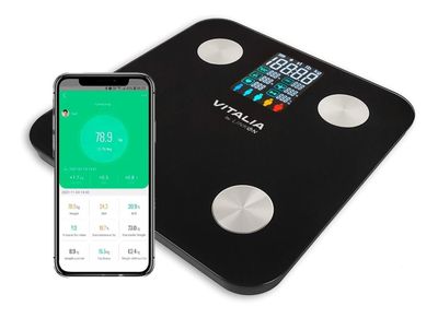 Imagen 2 del producto Balanza Pesa Digital Baño Bluetooth App Inteligente Vitalia