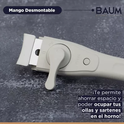 Imagen 2 del producto Olla Bateria de Cocina Ceramica Baum 6 Piezas Antiadherente