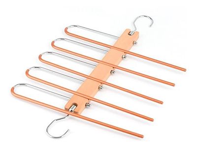 Colgador de Pantalones Ropa Ganchos 5 en 1 Antideslizante