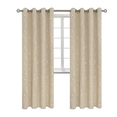 Cortina Blackout 95%, Son 2 Paños De 140x220cm CasaTua