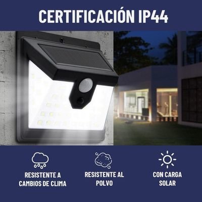 Imagen 2 del producto Foco Reflector Solar Maxwell Led Exterior Pared Luz Fria