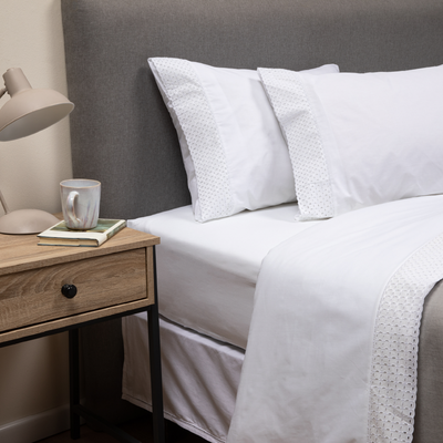 Sabanas Bordadas King Super King CasaTua +Fundas Almohada