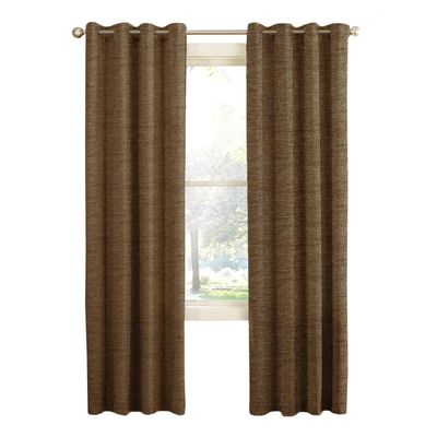 Cortina Blackout 100% 2 Paños de 140x220cm Text Lino